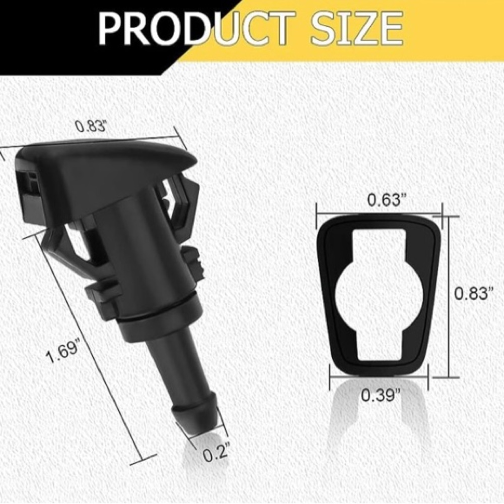 Windshield Washer Nozzles Kit.